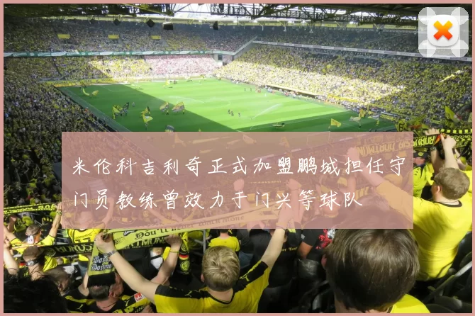 米伦科吉利奇正式加盟鹏城担任守门员教练曾效力于门兴等球队